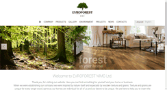 Desktop Screenshot of evroforest.com
